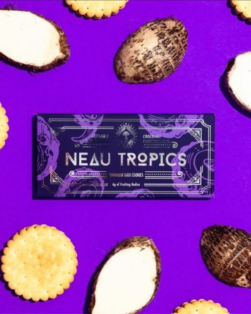 Neau Tropics Chocolate Hawaiian Taro Cookies Bar Flavor