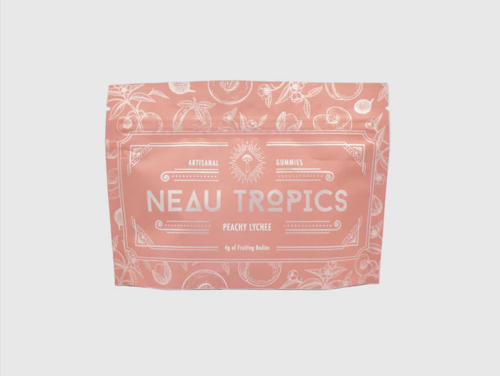 Neau Tropics Gummies Peachy Lychee Flavor